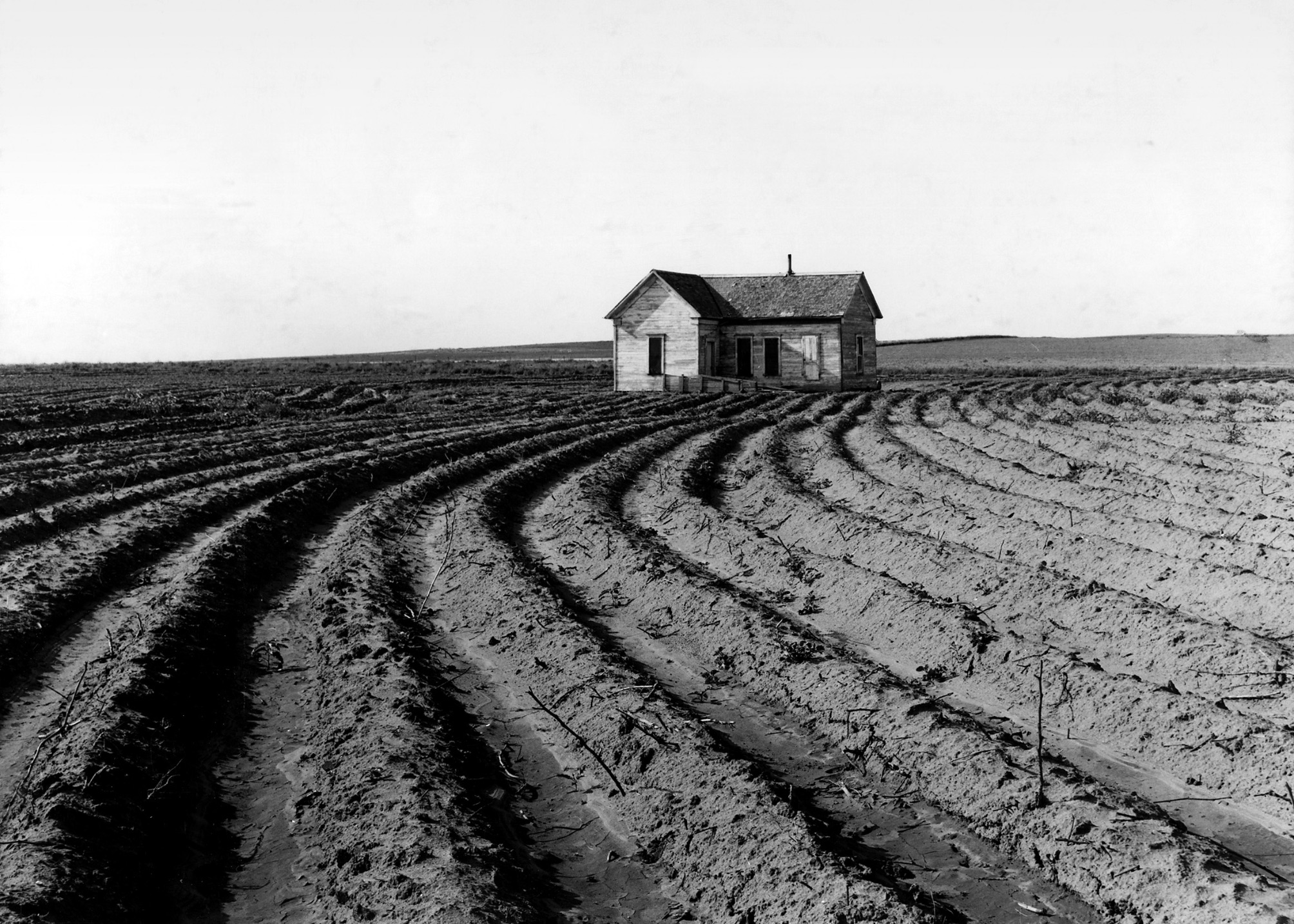 A dry farm in Childress County, Texas 